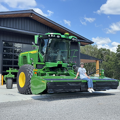 John Deere W235R Windrower